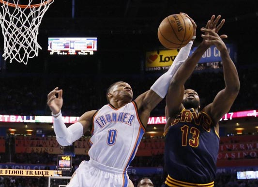 Russell Westbrook, Tristan Thompson