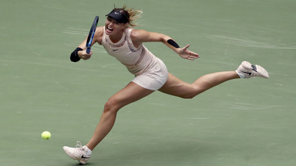 Sharapova knocked out of US Open in Round 4