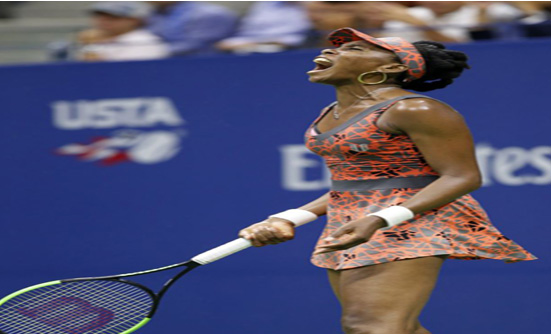 Venus Williams sets up all-American US Open semis