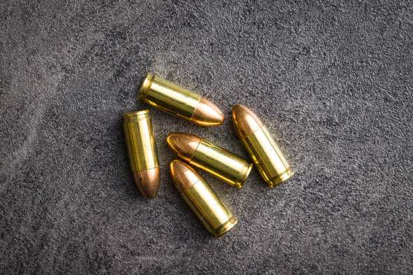 9mm pistol bullets.