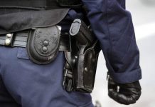 Security guard caught violating poll gun ban
