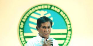 Environment secretary Roy Cimatu