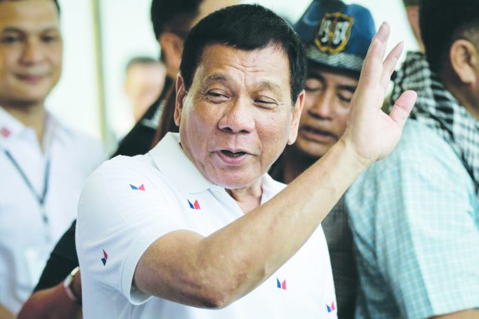 President Rodrigo Duterte