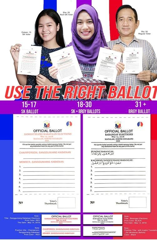 Use the right ballot