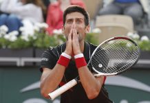 Djokovic falters in French Open quarters, Cecchinato advances