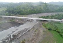 Aganan Bridge construction nears completion