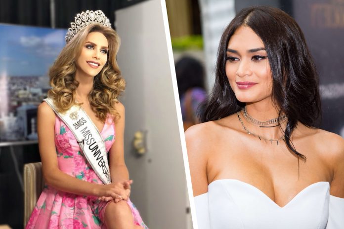 Angela Ponce and Pia Wurtzbach