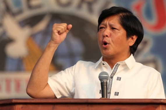 Former senator Ferdinand “Bongbong” Marcos Jr. Former senator Ferdinand “Bongbong” Marcos Jr. claims "massive cheating" caused him to lose to Vice President Robredo in the 2016 vice-presidential race by some 260,000 votes.