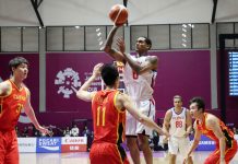 Clarkson, Philippines loses to China in Asian Games