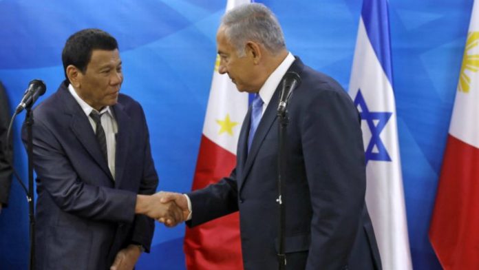 Prime Minister Benjamin Netanyahu and President Duterte
