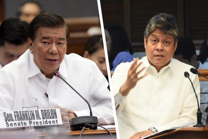 Senators Franklin Drilon and Francis Pangilinan
