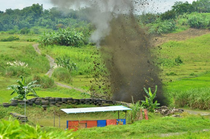Police destroy rifle grenades, mortars