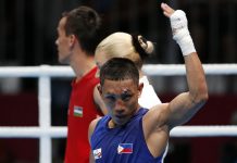 Injured Ladon settles for silver as referee halts Asiad boxing bout