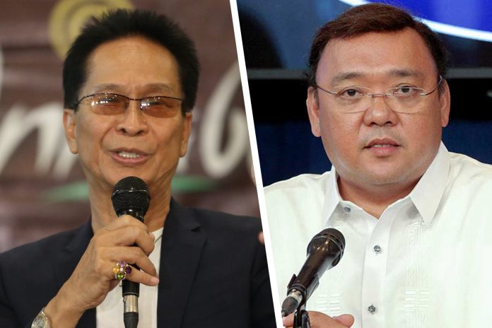 Chief Presidential Legal Counsel Salvador Panelo and Presidential Spokesman Harry Roque Jr