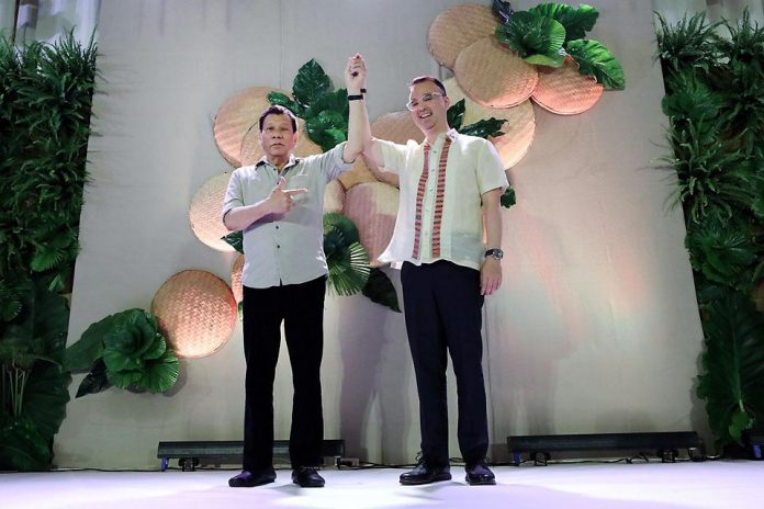 President Rodrigo Duterte and Alan Peter Cayetano