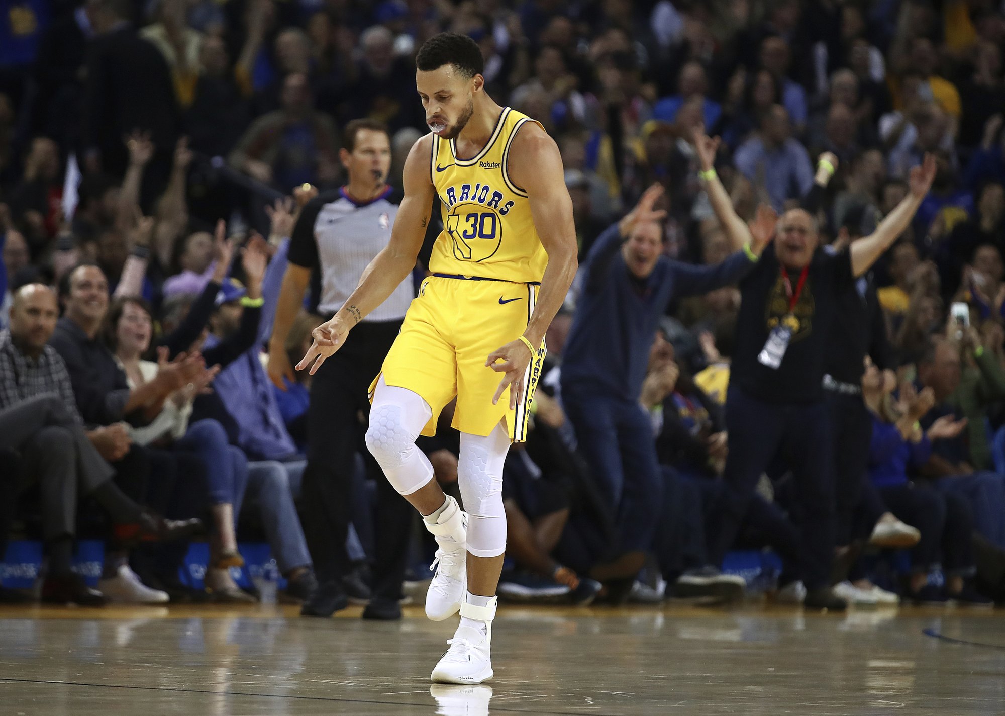 Stephen Curry dazzles for 51 points in sensational start.