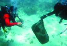 Half-year underwater cleanup in Antique’s Nogas Island begins