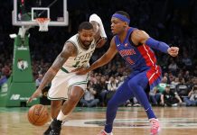 Irving scores 31, Celtics beat Pistons again 108-105
