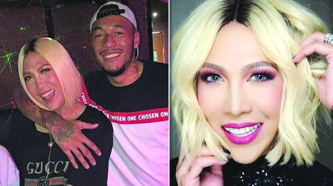 Vice Ganda and Calvin Abueva