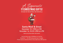 SANTA Claus is coming to town!