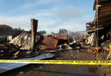 Fire razes Sibalom market