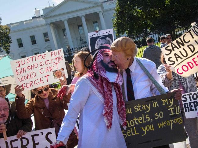 Protesters at the White House