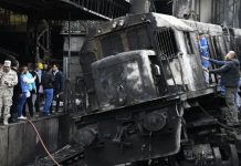 Deadly blaze at Cairo’s main railway station