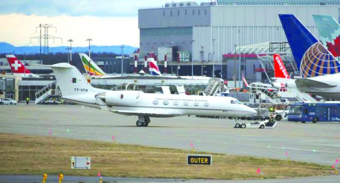 Algerian Government Bombardier plane