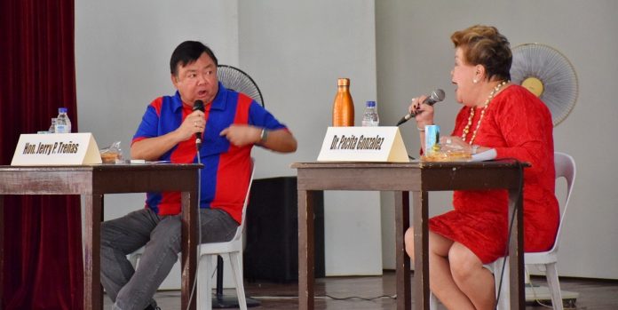 Cong. Jerry Treñas and Dr. Pacita Gonzalez