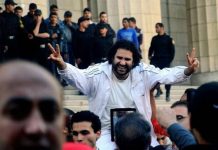 Egyptian pro-democracy activist free after 5 years in prison