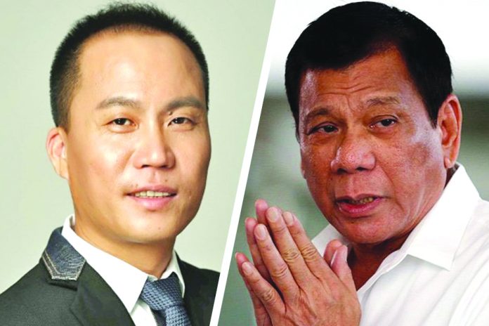 Michael Yang and President Rodrigo Duterte