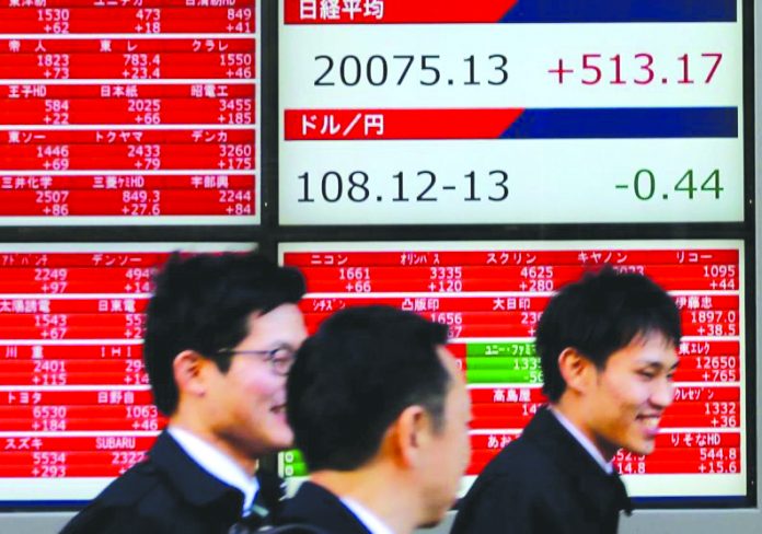 Nikkei stock index Tokyo
