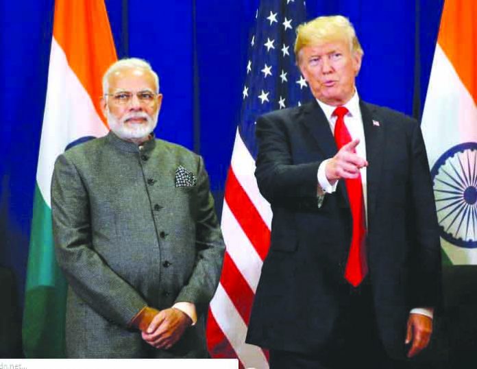 President Donald Trump and Narendra Modi
