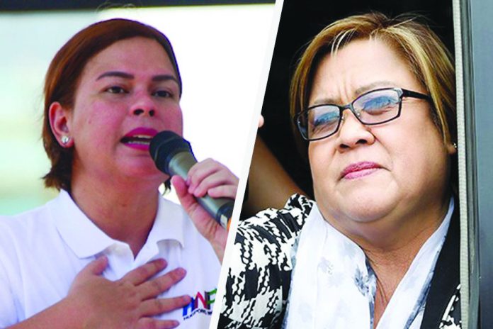 Sara Duterte and Sen. Leila de Lima