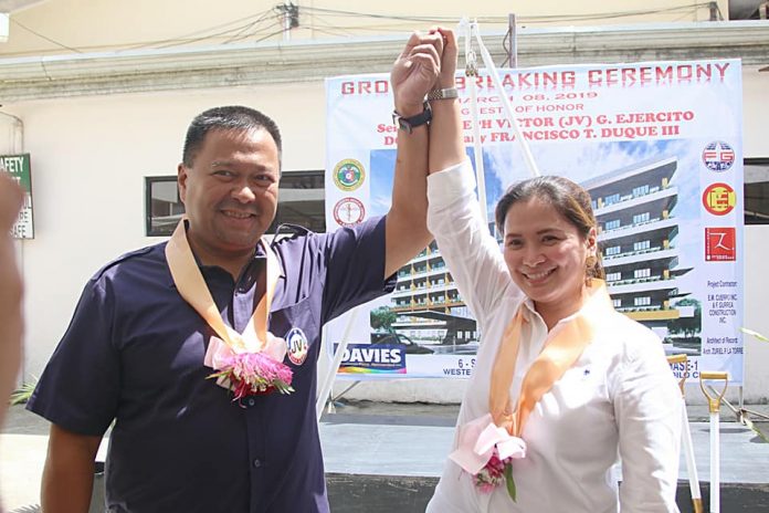 Sen. Joseph Victor Ejercito and JamJam Baronda