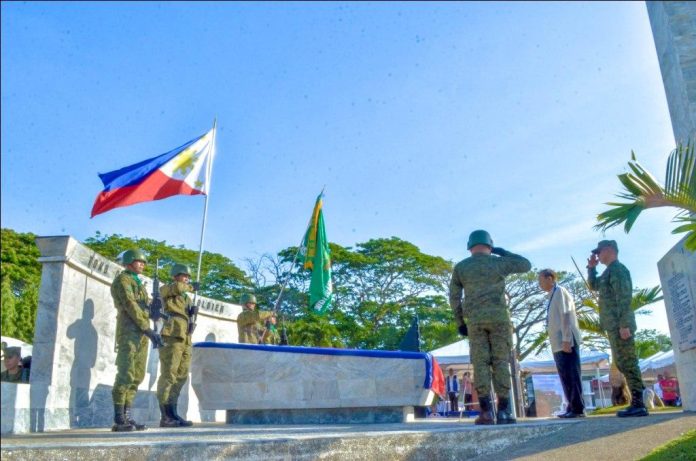 Tomb of the Unknown Soldier at the Balantang Memorial Cemetery National Shrine in Barangay Quintin Salas, Jaro, Iloilo City
