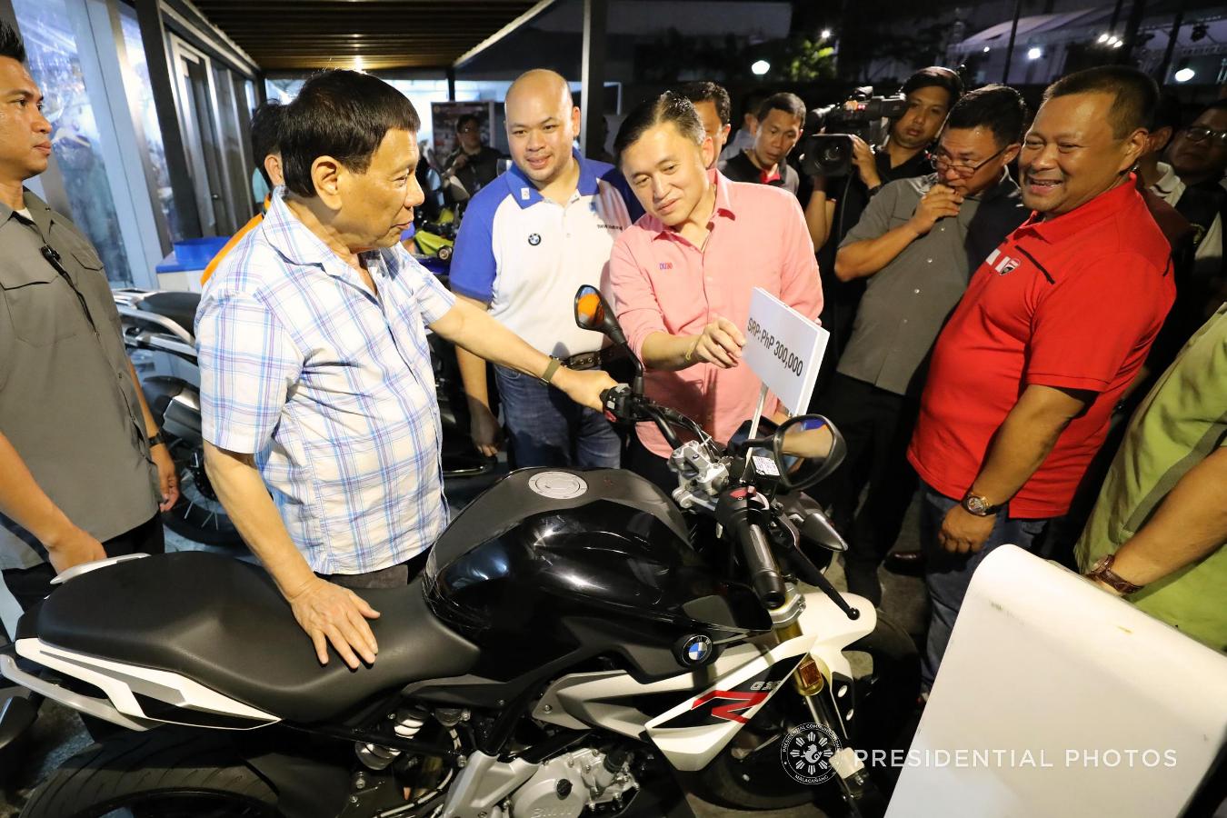Duterte in Iloilo today for nat’l motorcycle gab