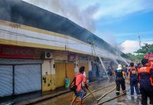 Fire hits Dumangas public market, Jaro subdivision