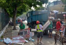 GSO rids Iloilo City of campaign posters; ‘upcycling’ of election posters pushed