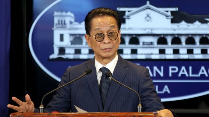 Presidential Spokesman Salvador Panelo