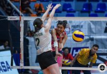 Creamline rolls past PH Army in Premier V-League Creamline Cool Smashers’ Alyssa Valdez scores over PacificTown-Army Lady Troopers’ Olena Lymareva-Flink. TIEBREAKER TIMES