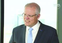 Australia welcomes help to find man missing in NoKor In this image made from video, Australian Prime Minister Scott Morrison speaks in Osaka, western Japan, Friday, June 28, 2019. Morrison said he remained concerned for an Australian student who is uncontactable in North Korea and has been offered international support to find him. ABC via AP