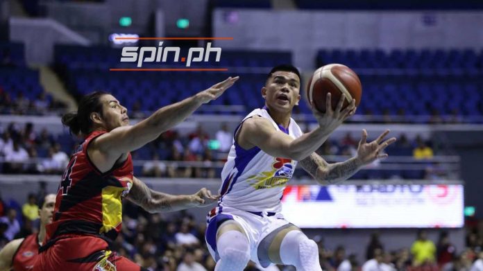 Jiovani Jalalon Magnolia Hotshots’ Jiovani Jalalon attempts a reverse layup after evading the defense of San Miguel Beermen’s Christian Standhardinger. SPIN.PH