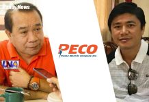 PECO sues Alim, Nava, 2 others over ‘fake’ petition Panay Electric Company (PECO) represented by its administrative manager Marcelo Cacho has filed complaints against City Councilors Joshua Alim and Plaridel Nava for violation of Article of Section 3 (e) of RA 3019 or Anti-graft and Corrupt Practices Act; violation of Article 171 (paragraph 2 and 4), use of falsified document under Article 172, sub-paragraph of par. 2 of the Revised Penal Code; and libel.