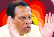 Sri Lanka president signs death penalty for four drugs convicts Sri Lanka's President Maithripala Sirisena speaks during a meeting with the Foreign Correspondents Association at his residence in Colombo, Sri Lanka, Nov. 25, 2018.