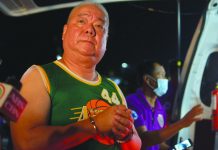 Boy Mejorada cries foul over arrest Former provincial administrator Manuel “Boy” Mejorada, who faces five counts of libel, is handcuffed upon arrest last Friday, June 7. Mejorada posted a P50,000 bail bond. IAN PAUL CORDERO/PN