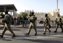 Palestinian stabs Israelis, killed by police