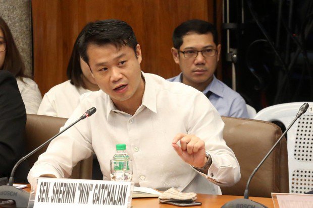 Senator Sherwin Gatchalian Senator Sherwin Gatchalian proposes to simplify and privatize the operations of the Philippine Charity Sweepstakes Office to counter corruption within the agency.