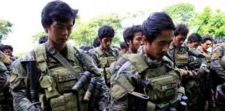Two suicide bombers are seen as behind the bombings at a military camp in Indanan, Sulu, which killed three soldiers and wounded 12 others on Friday. REUTERS