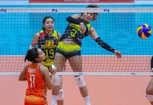F2 Logistics survives Generika-Ayala in PH Superliga Abigail Marano of F2 Logistics Cargo Movers fires one over the defense of fellow Ilongga Fiola Ceballos of Generika-Ayala Lifesavers. PSL PHOTO